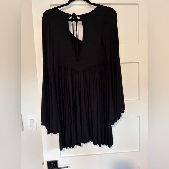 Free people, black vintage baby doll dress NWT - Picture 3 of 4